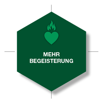 Mehr Begeisterung